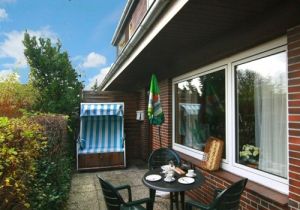 mit Strandkorb & Gartenmöbel - Bild 7: Sylt - Westerland Ferienwohnung mit Internet / Wlan im EG. Whg. 1