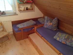 In einer DHH gibt es als 2. Schlafzimmer ein Kinderzimmer - Bild 9: Nordseeferienhaus Sandboll im Nordseeheilbad Friedrichskoog-Spitze