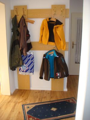Garderobe im Flur - Bild 10: Fewo Düne im Ortsteil Böhl von St. Peter-Ording mit W-LAN