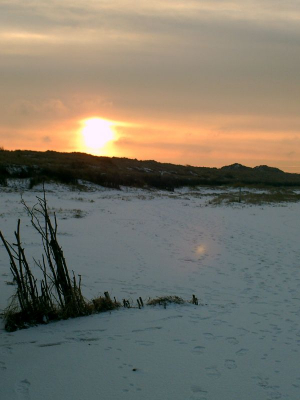 Sonnenuntergang im Winter - Romantik pur... - Bild 31: Ferienwohnung Eggesin auf der Insel Borkum