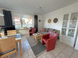 Bild 1: Norddeich EG-Ferienwohnung-3 Personen+Hund, 2 Schlafz. Fahrräder strandnah