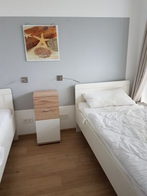 Blick vom Wohnzimmer - Bild 11: Fewo Cux-Duhnen "Duhner-Meeresbrise" H311 Hohe Worth