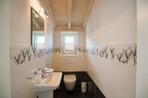 Bild 15: Ferienhaus "Lachmöwe", Urlaub mit Hund, Kamin, Sauna, Zaun, - 6 P., Nordsee