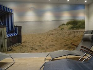 mit tollem "Ausblick". Zum Seele baumeln lassen - Bild 13: FeWo Möwenkoje Strandlage Cuxhaven Duhnen, Kinder willkommen, WLAN