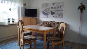 gemütliche Eßecke in der Küche - Bild 8: Ferienwohnung Irene Großefehn-Strackholt