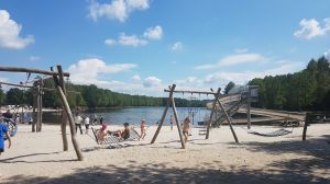 Großer toller Spielplatz am Badesee Ottermeer....
10 Minuten von der Fewo entfernt... - Bild 21: Ferienwohnung Irene Großefehn-Strackholt