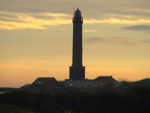 von Norden her gesehen - Bild 13: Leuchtturm-FeWo Wohnung Füürtoorn Norderney für 3 Personen
