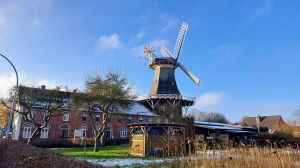 Westgaster Mühle - Bild 36: freistehendes Ferienhaus mit Hund bis 6 Pers. an der ostfriesischen Nordsee