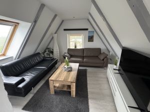 zusätzliches Bett 90x200 cm, auch zwei Betten auf Anfrage möglich - Bild 3: Ferienhaus Mia, eingezäunter Garten / fast Alleinlage / 4-5 Hunde