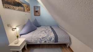Bettgröße 1,40 x 1,90 - Bild 4: Norden/ Norddeich Ferienwohnung Stella für 1-3 Personen, Balkon, + Hund