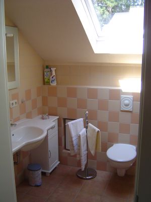 Sie haben ein geräumiges Tageslichtbad mit ebenerdiger Dusche. - Bild 8: Studio mit Terrasse