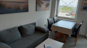 Bild 5: Ferienwohnung in Norddeich mit Blick auf die Nordsee und die Insel Juist
