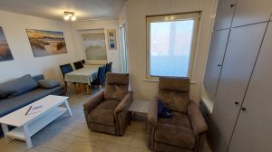 Bild 2: Ferienwohnung in Norddeich mit Blick auf die Nordsee und die Insel Juist